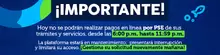 Banner Sede Electrónica Fuera Servicio PSE