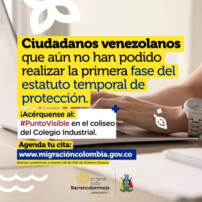 ¡Atención! Ciudadanos venezolanos que aún no han podido realizar la primera fase del estatuto temporal de protección.