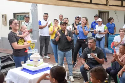 Celebramos el aniversario 53 del barrio Santa Bárbara ¡Con obras! gracias a la intervención que se realizará desde Aguas mejorando el alcantarillado pluvial y sanitario