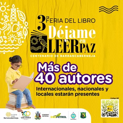 Del 3 al 6 de agosto se realizará la tercera Feria del Libro “Déjame Leer en Paz”
