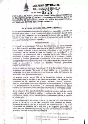 Estas son las medidas para garantizar la seguridad por la visita del presidente Iván Duque Márquez a Barrancabermeja