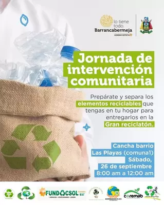 Reciclar es amar el medio ambiente!
